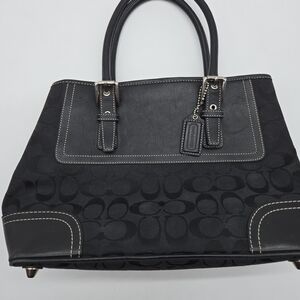Coach Black Satchel Bag